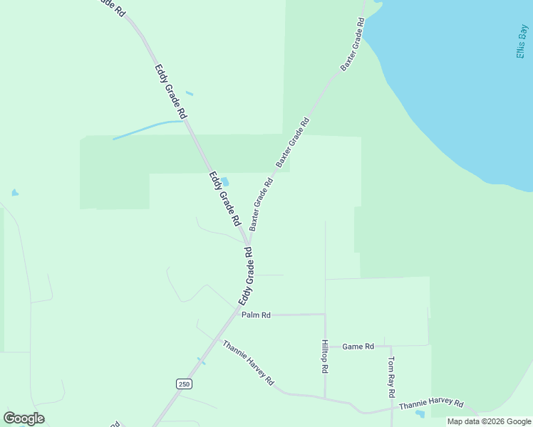 map of restaurants, bars, coffee shops, grocery stores, and more near 22517 Baxter Road in Sanderson