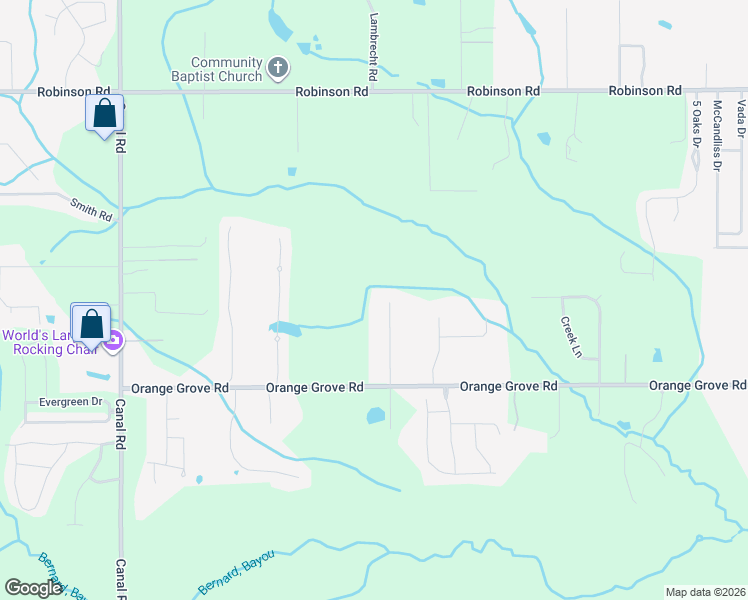 map of restaurants, bars, coffee shops, grocery stores, and more near 11581-11599 Savannah Pl in Gulfport