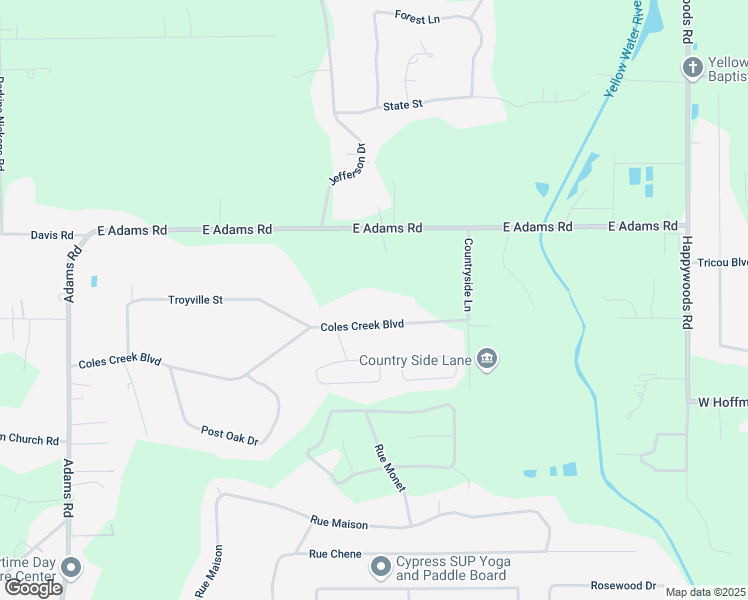 map of restaurants, bars, coffee shops, grocery stores, and more near 13083 Coles Creek Boulevard in Hammond