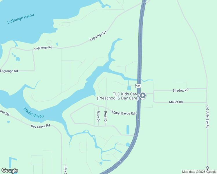 map of restaurants, bars, coffee shops, grocery stores, and more near 200 Bayou Circle in Freeport