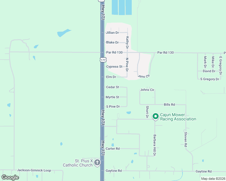 map of restaurants, bars, coffee shops, grocery stores, and more near 154 Cedar Street in Ragley