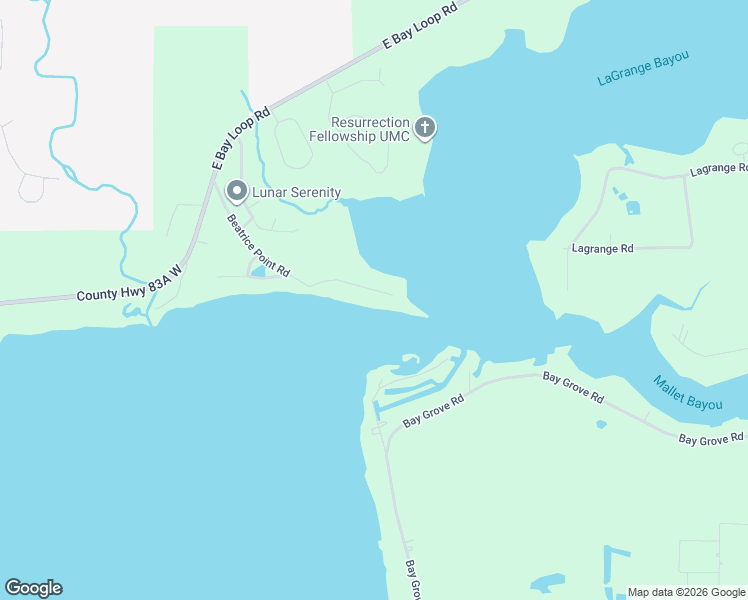 map of restaurants, bars, coffee shops, grocery stores, and more near 554 Beatrice Point Road in Freeport