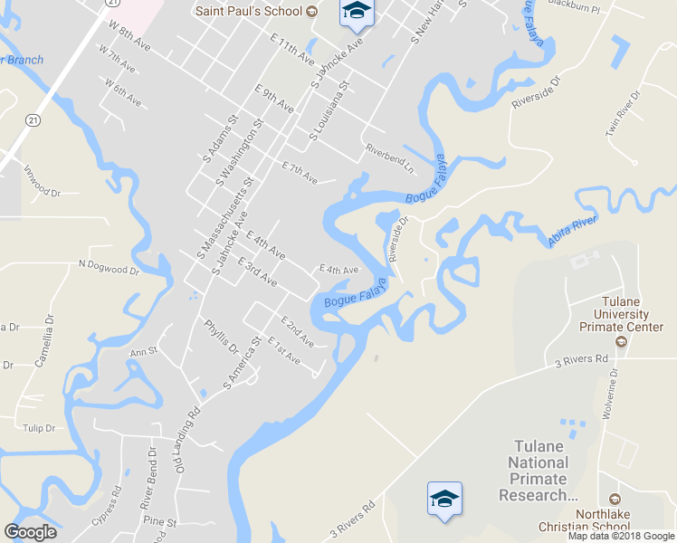 map of restaurants, bars, coffee shops, grocery stores, and more near 5 Th Avenue in Covington