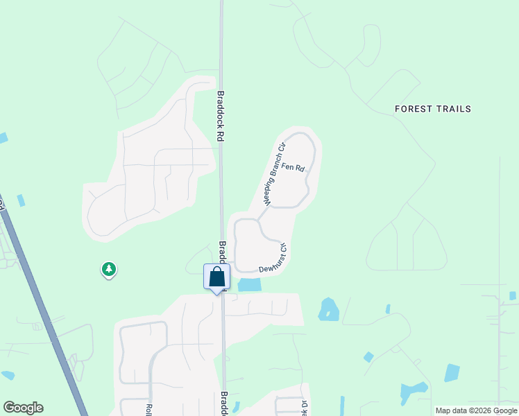 map of restaurants, bars, coffee shops, grocery stores, and more near 12409 Weeping Branch Circle in Jacksonville