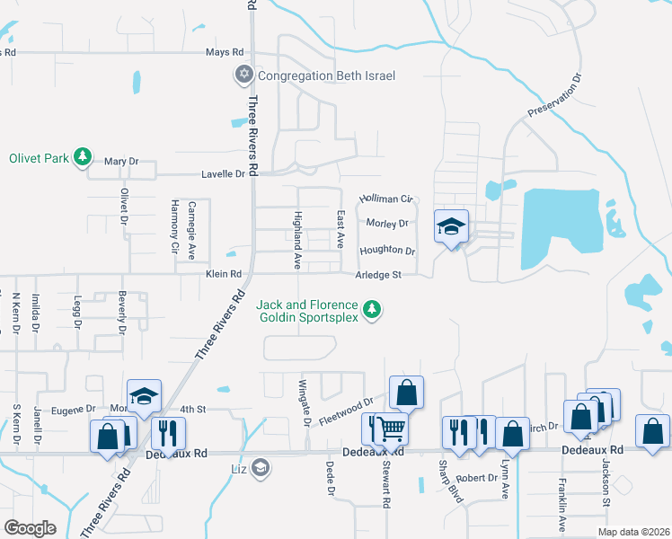map of restaurants, bars, coffee shops, grocery stores, and more near 12171 Prudie Circle in Gulfport