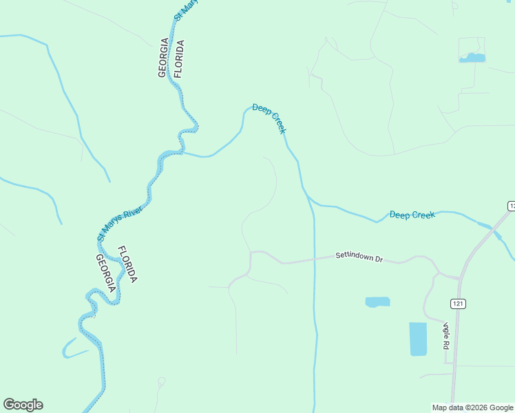 map of restaurants, bars, coffee shops, grocery stores, and more near Bullock Bluff Road in Bryceville