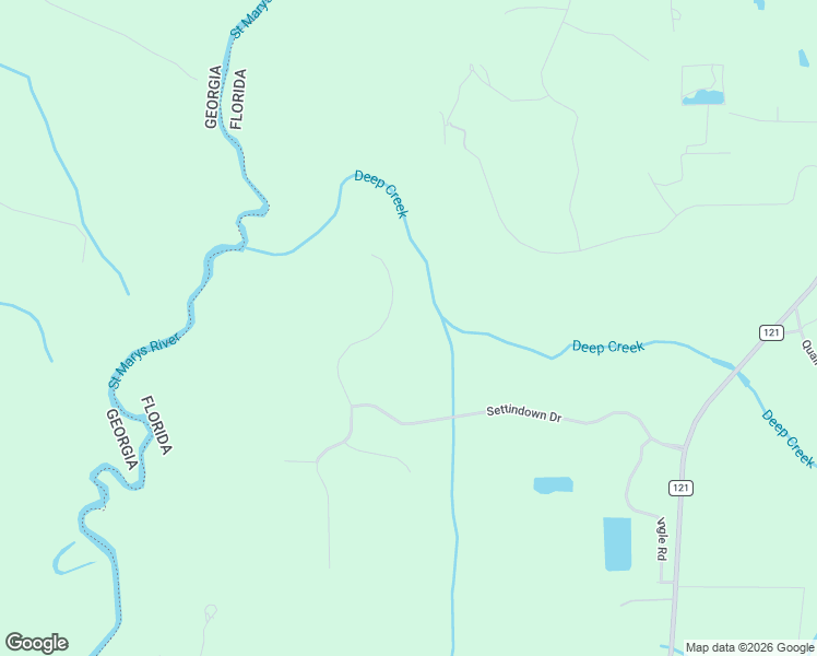 map of restaurants, bars, coffee shops, grocery stores, and more near Unnamed Road in Bryceville