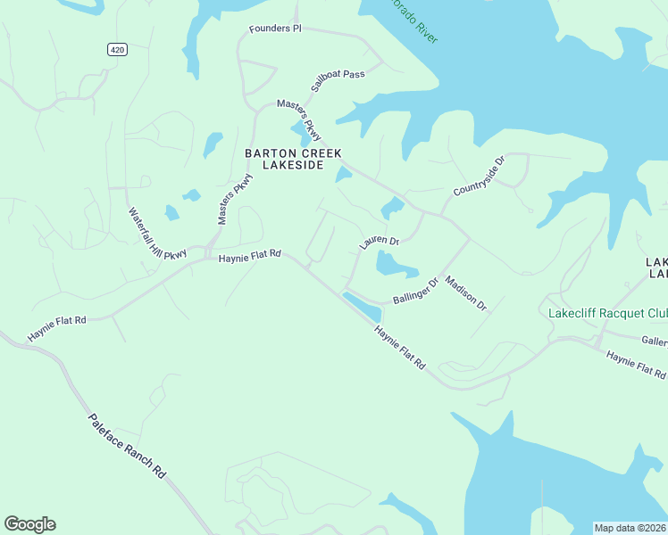 map of restaurants, bars, coffee shops, grocery stores, and more near 26504 Lauren Ct in Spicewood