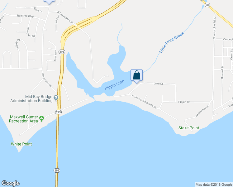 map of restaurants, bars, coffee shops, grocery stores, and more near 1025 West Choctawhatchee Drive in Niceville