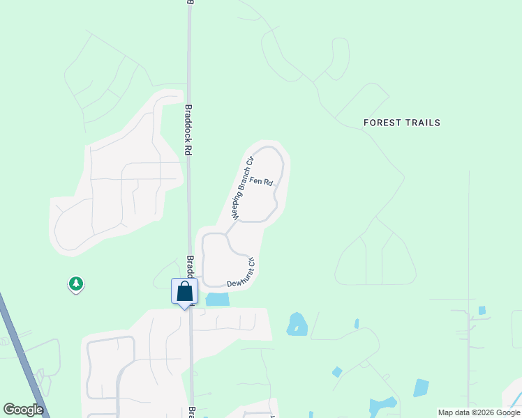 map of restaurants, bars, coffee shops, grocery stores, and more near 12643 Weeping Branch Circle in Jacksonville