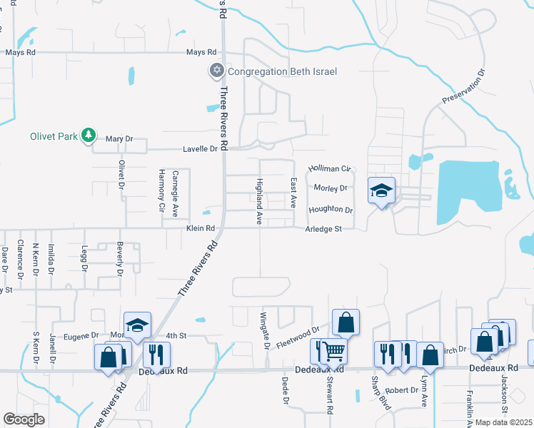 map of restaurants, bars, coffee shops, grocery stores, and more near 12211 Prudie Circle in Gulfport