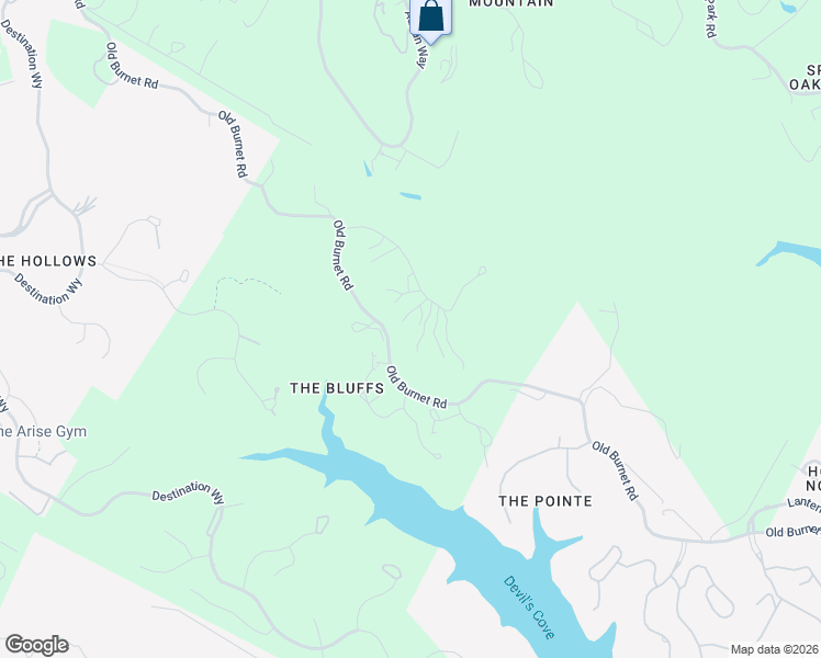 map of restaurants, bars, coffee shops, grocery stores, and more near 7817 Ladera Tr in Jonestown