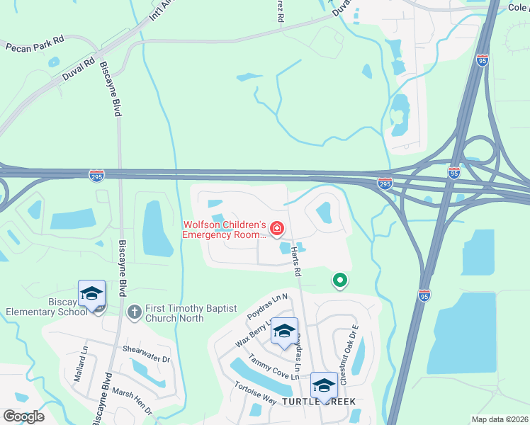 map of restaurants, bars, coffee shops, grocery stores, and more near 826 Cherry Point Way in Jacksonville
