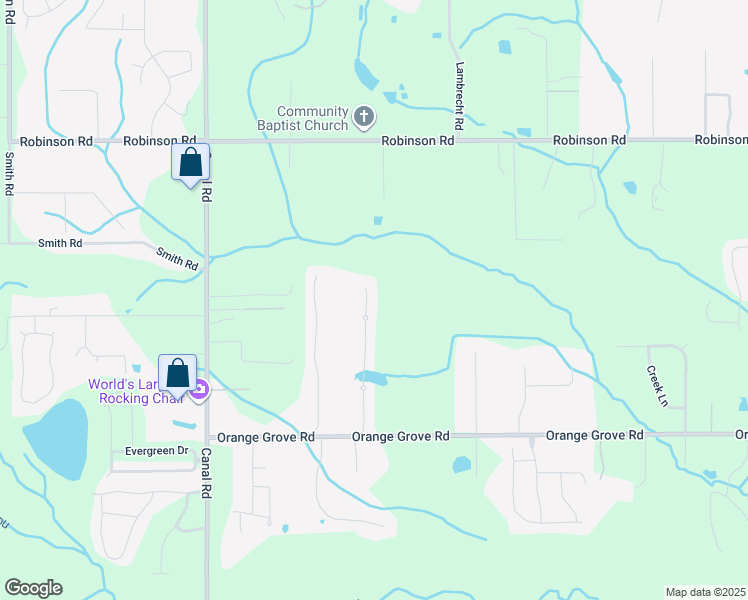 map of restaurants, bars, coffee shops, grocery stores, and more near 11593 Azalea Trace in Gulfport