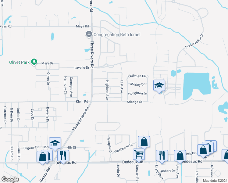 map of restaurants, bars, coffee shops, grocery stores, and more near 12211 Prudie Circle in Gulfport