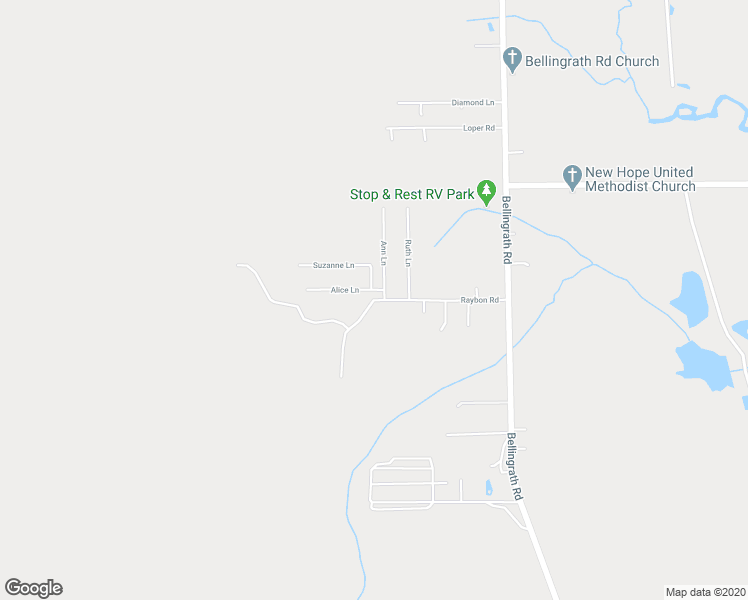 map of restaurants, bars, coffee shops, grocery stores, and more near 5704 Raybon Road in Theodore