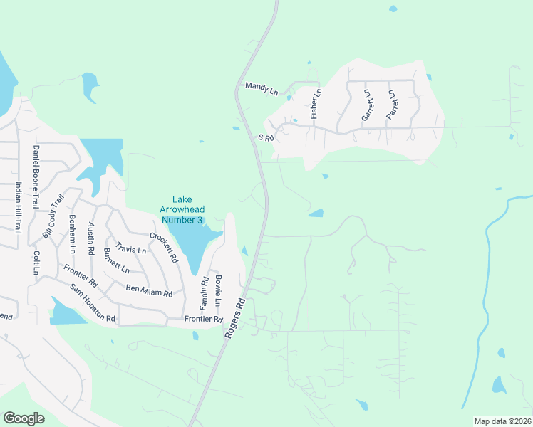 map of restaurants, bars, coffee shops, grocery stores, and more near 15255 Rogers Road in Willis