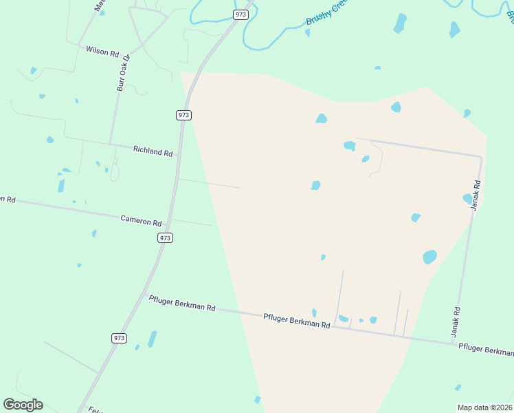 map of restaurants, bars, coffee shops, grocery stores, and more near 19919 Farm to Market Road 973 in Coupland