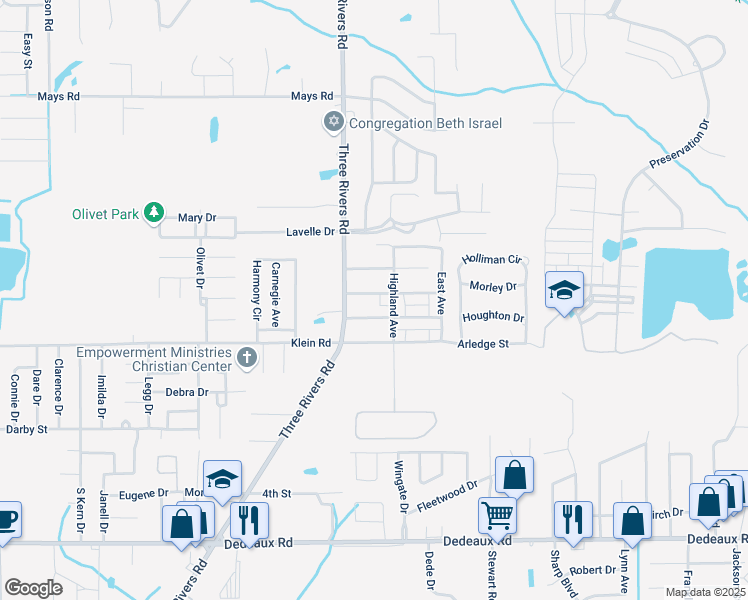 map of restaurants, bars, coffee shops, grocery stores, and more near 13506 Artes Street in Gulfport