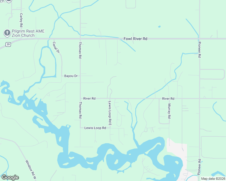 map of restaurants, bars, coffee shops, grocery stores, and more near 4100 River Road in Theodore