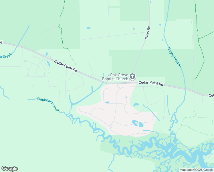 map of restaurants, bars, coffee shops, grocery stores, and more near 12210 Ridge Crossing Way in Jacksonville