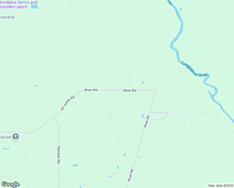 map of restaurants, bars, coffee shops, grocery stores, and more near 41617 River Road in Ponchatoula