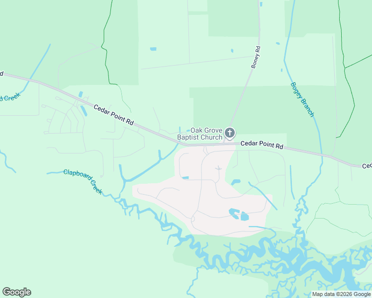 map of restaurants, bars, coffee shops, grocery stores, and more near 12210 Ridge Crossing Way in Jacksonville