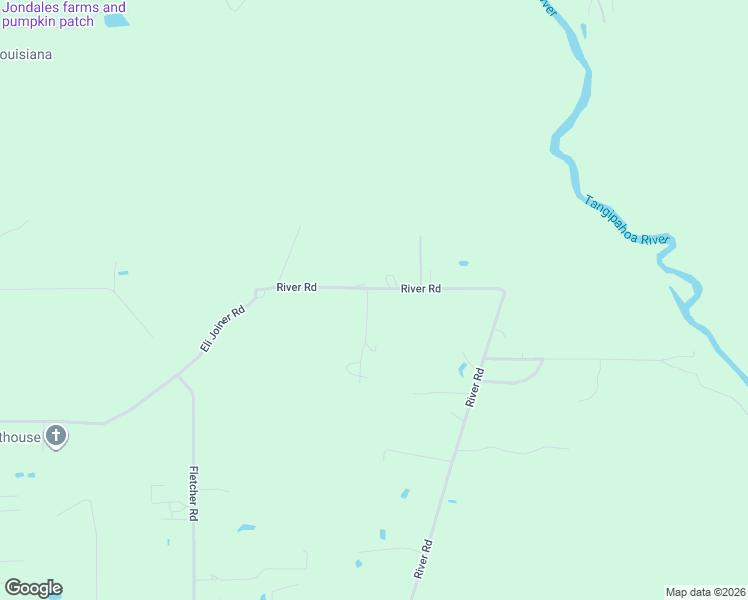 map of restaurants, bars, coffee shops, grocery stores, and more near 41617 River Road in Ponchatoula