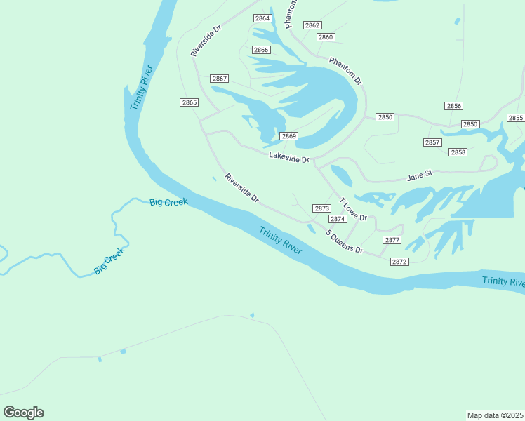 map of restaurants, bars, coffee shops, grocery stores, and more near 1066 County Road 2865 in Cleveland