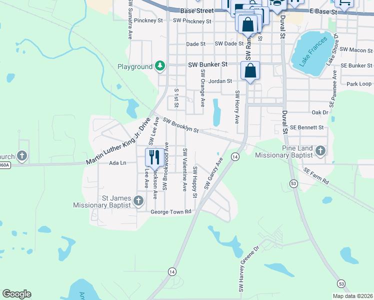 map of restaurants, bars, coffee shops, grocery stores, and more near 225 Southwest Valentine Avenue in Madison