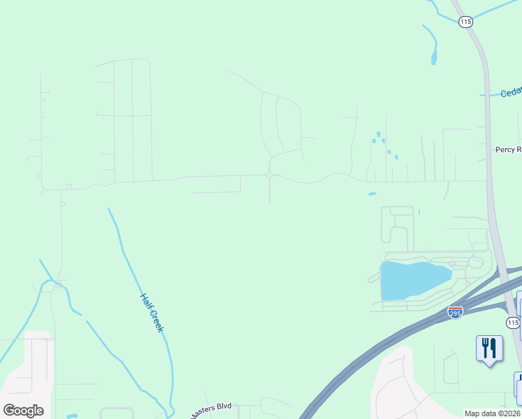 map of restaurants, bars, coffee shops, grocery stores, and more near 3838 Hemlock Street in Jacksonville