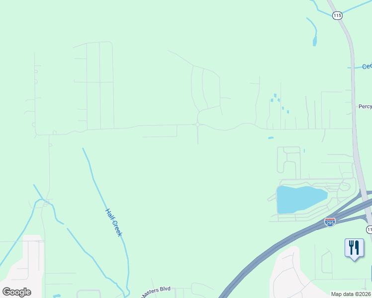 map of restaurants, bars, coffee shops, grocery stores, and more near 3838 Hemlock Street in Jacksonville