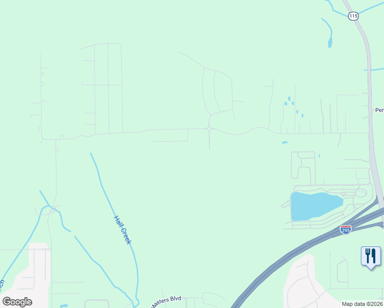 map of restaurants, bars, coffee shops, grocery stores, and more near 3838 Hemlock Street in Jacksonville