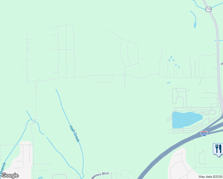 map of restaurants, bars, coffee shops, grocery stores, and more near 3838 Hemlock Street in Jacksonville