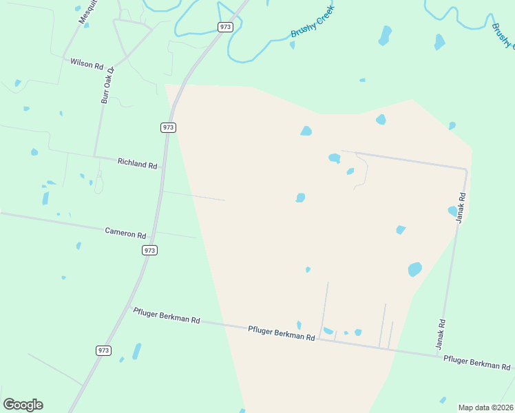 map of restaurants, bars, coffee shops, grocery stores, and more near 19919 Farm to Market Road 973 in Coupland