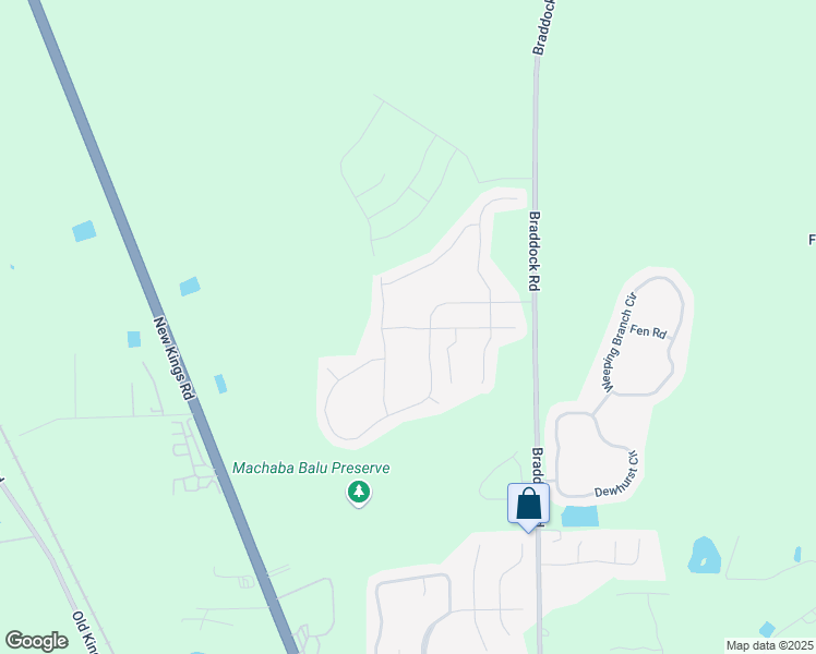 map of restaurants, bars, coffee shops, grocery stores, and more near 6824 Hanford Street in Jacksonville