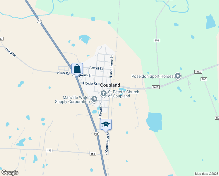 8 South Commerce Street, Coupland TX Walk Score