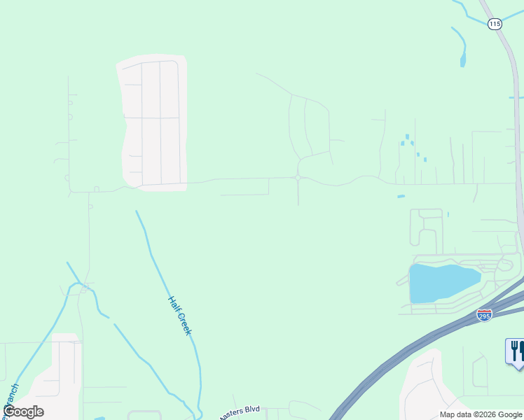 map of restaurants, bars, coffee shops, grocery stores, and more near 3848 Hemlock Street in Jacksonville