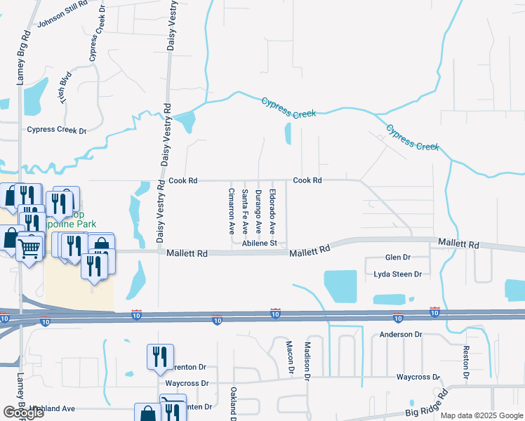 map of restaurants, bars, coffee shops, grocery stores, and more near 8101 Eldorado Avenue in Biloxi