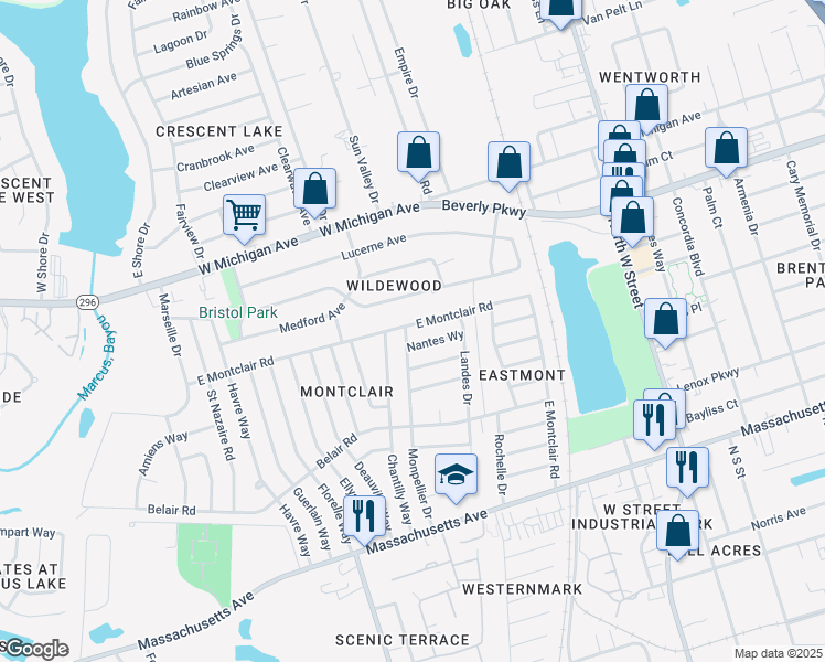825 East Montclair Road Brent - Lng= 87.2604919 