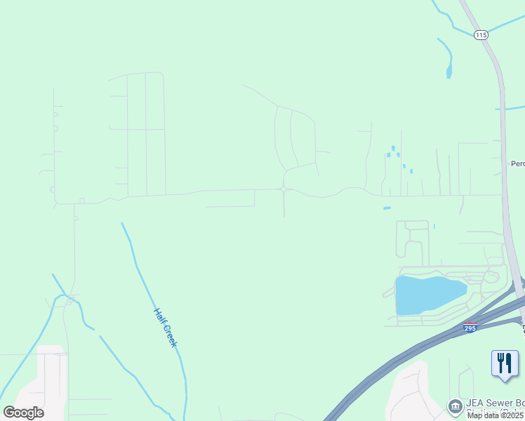 map of restaurants, bars, coffee shops, grocery stores, and more near 3849 Hemlock Street in Jacksonville