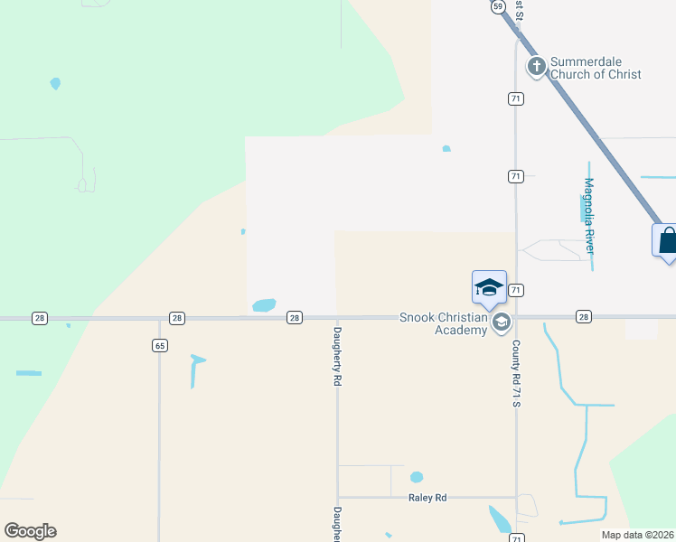 map of restaurants, bars, coffee shops, grocery stores, and more near in Summerdale