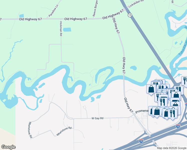 map of restaurants, bars, coffee shops, grocery stores, and more near 4554 Audubon Trail in Biloxi