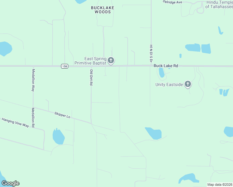 map of restaurants, bars, coffee shops, grocery stores, and more near 170 Ellis Road in Tallahassee