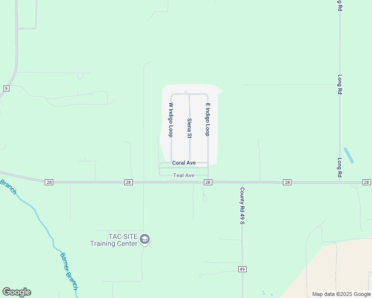 map of restaurants, bars, coffee shops, grocery stores, and more near 16151 Siena Street in Summerdale