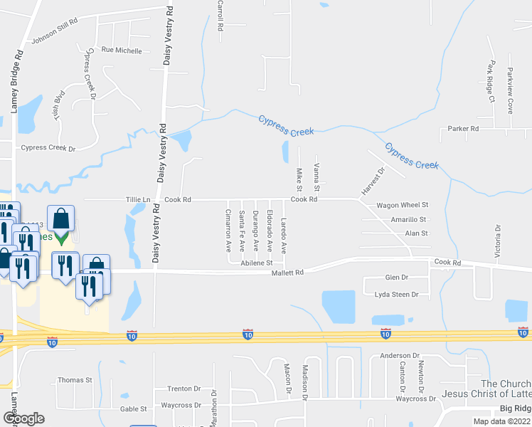 map of restaurants, bars, coffee shops, grocery stores, and more near 8201 Eldorado Ave in Biloxi