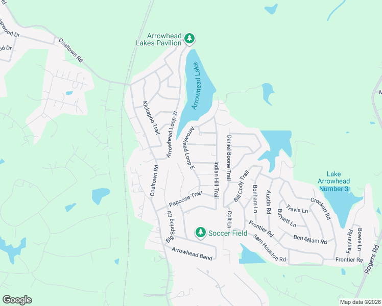map of restaurants, bars, coffee shops, grocery stores, and more near 3042 Comanche in Willis