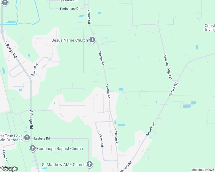 map of restaurants, bars, coffee shops, grocery stores, and more near 18012 Mary Drive in Ponchatoula