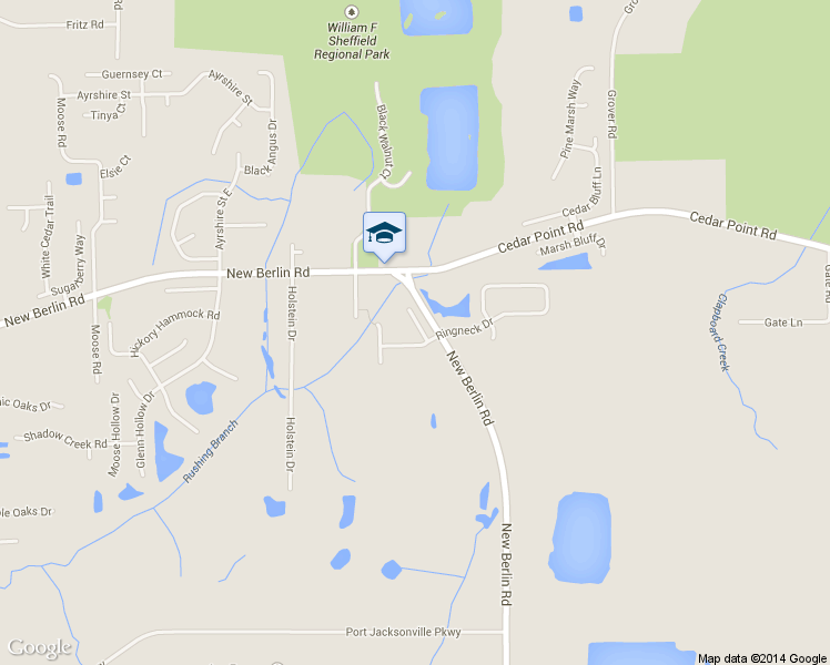 map of restaurants, bars, coffee shops, grocery stores, and more near 12338 Sand Pine Court in Jacksonville