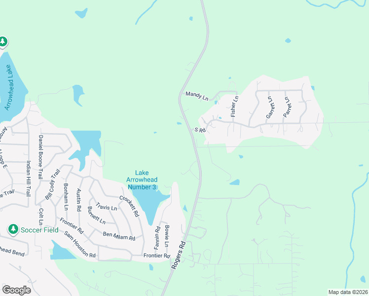 map of restaurants, bars, coffee shops, grocery stores, and more near 15255 Rogers Road in Willis